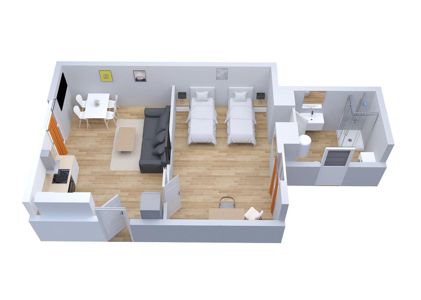 Appartsaintnazaire - Saint Nazaire - 5 Appartements - Centre Ville 外观 照片